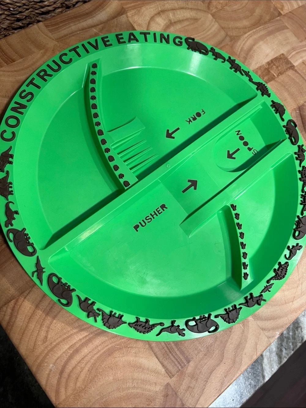 Constructive Eating Construction Site Kids Plate Set